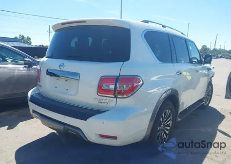 2018 Nissan Armada Platinum из США, поврежденный, VIN JN8AY2NEXJ9734384